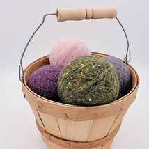 Handmade 100% Upcycled Wool Sweater Dryer Ball | Assorted Colors Set of 3 - £21.07 GBP