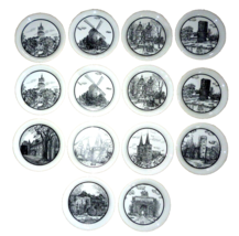 14 DIEBELS Brewery Dusseldorf Issum Altbier Regional Landmark German Plates - $59.95