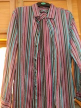 Mens Tops Burton Size XL Cotton Multicoloured Top - $9.00