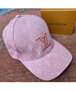 Louis Vuitton LV Pink Monogram Essential Embroidered Medium Baseball Cap - $2,899.18 MXN