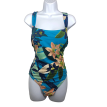 NWT Beach Betty Women&#39;s Floral Back Tie One Piece Swimsuit, XL - £13.21 GBP