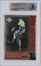 2000 Bob Feller Upper Deck Legends Signed Cleveland COA BAS Slabbed Auto - £36.74 GBP