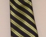 Ralph Lauren Chaps Tie Green and Blue striped - $9.89