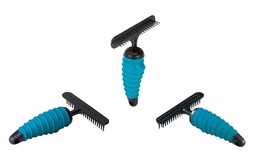 MPP Ergonomic Undercoat Rakes for Dogs Shed Tangle Remover Coat Finisher Pick Si - $18.90+