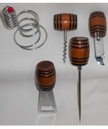 Vintage MID CENTURY Ideal Brand BAR SET w/BOX Corkscrew, Ice Pick, Opene... - $49.49