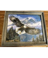 Framed Complete Paint by Number Eagle Mountains Outdoor Artwork 16x20 - $473.54 MXN