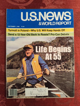 U S NEWS World Report Magazine September 1 1980 Life begins at 55! Speci... - $14.40