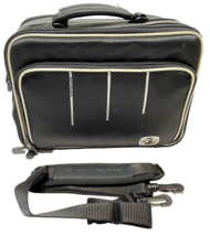 Body Glove Small Black Tablet Case Padded Multi Zippers Shoulder Strap 11x9.5&quot; - £22.61 GBP