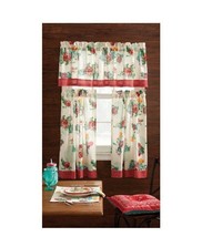 Pioneer Woman ~ Country Garden ~ Three (3) Piece Curtain Set ~ 30&quot; x 36&quot; - £32.88 GBP