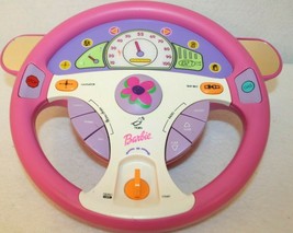 Mattel Barbie Drive With Me Steering Wheel Interactive Toy Game Pink Purple - £67.70 GBP