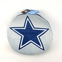 NFL Dallas Cowboys Northwest 14&quot; Round Travel Cloud Pillow New - £29.45 GBP