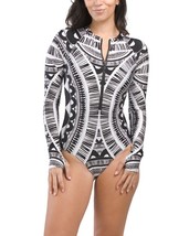 new Trina Turk Women&#39;s Hula Long Sleeve Half Zip One-Piece Paddle Suit S... - $81.60