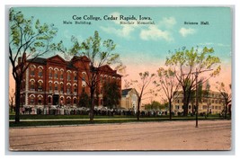 Coe College Edifici Cedar Rapids Iowa Ia Unp DB Cartolina Y4 - £2.95 GBP