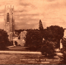 1945 Scarritt College Belle Bennett Memorial Nashville TN Artvue Sepia Postcard - £10.33 GBP