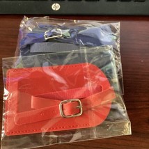 Luggage Tags Red &amp; Blue - £6.62 GBP