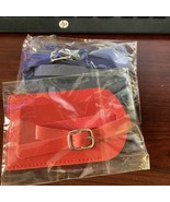 Luggage Tags Red &amp; Blue - £6.71 GBP