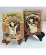 Set Of 2 Suzan Riggsbee French Chef 3D Hanging Wall Plaques 6.25&quot; x 4.75&quot; - $24.43 CAD