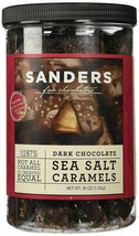 Sanders Dark Chocolate Sea Salt Caramels - 36 ounces (2.25 pounds) Free Shipping - £22.55 GBP