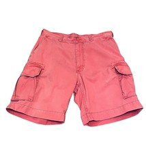 Polo Ralph Lauren Cargo Shorts Men&#39;s 35 Pink Gellar Salmon Fatigue Cotton - $380.72 MXN