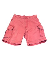 Polo Ralph Lauren Cargo Shorts Men&#39;s 35 Pink Gellar Salmon Fatigue Cotton - $380.72 MXN