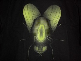 TeeFury Fly XLARGE &quot;The Fly&quot; 1986 Movie Chamber Glow In The Dark Ink Shirt BLACK - £11.58 GBP