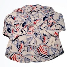 Alia American Dreams Umbrella Button Up Shirt NWT Sizes 6 and 8 - £16.54 GBP