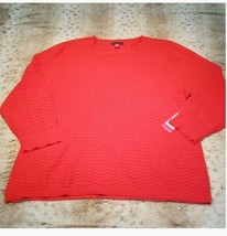 Vince Camuto Dark Orange Light Weight Sweater Size XXL - £26.57 GBP