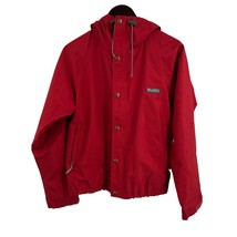 Windy Pass by North Face Red Zip Close Hooded Vintage Rain Jacket Size Small - £26.40 GBP