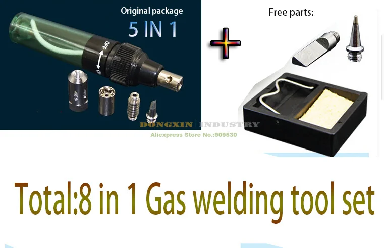 8 in 1 Welding Pen Burner Butane Gas Blow Torch Soldering Solder  Tool set - $161.65