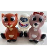 Rudolph Red Nosed Reindeer Clarice Abominable Snowman 3 in Soft Plastic ... - $27.06 CAD