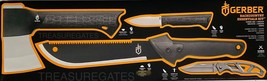 Offroad Trunk Emergency Bush Kit MACHETE SURVIVAL HATCHET KNIFE JEEP UTV... - £50.15 GBP