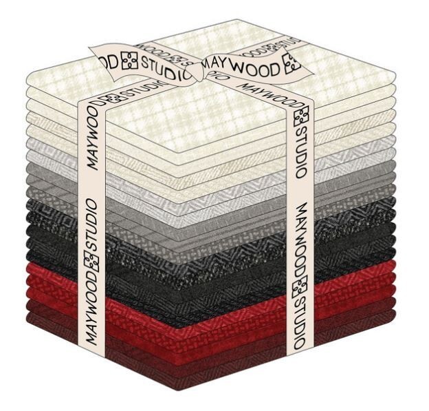 Fat Quarter Bundle - Woolies Flannel Winterberries 20 Ct Fabric Precuts ... - $89.97