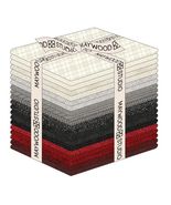 Fat Quarter Bundle - Woolies Flannel Winterberries 20 Ct Fabric Precuts M421.30 - $1,650.41 MXN