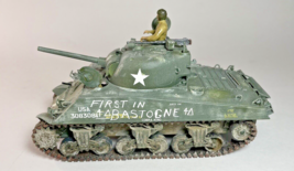 Model M4 Sherman Tank Replica ofthe First Tank to Reach Bastogne in WW 2... - $88.61
