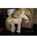 Horse Donkey Sculpture CARVED? ART Statue HEAVY Stone? Rock Concrete LAR... - $9,887.68 MXN