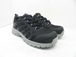 Nautilus Women Stratus SR Comp. Toe Athletic Work Shoes RB4042 Black/Pur... - $56.99