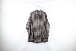 Burberry London Mens Large Novacheck Plaid Collared Long Sleeve Button Shirt - £55.35 GBP