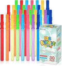 30 Pack 14 Big Wands 8 Colors Bulk for Summer Toy Outdoor Indoor Activity Use Ea - £47.27 GBP