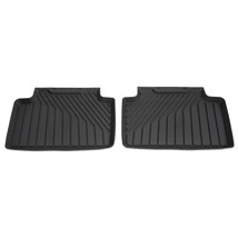 Audi Q6 E-Tron All-Weather Floor Mats Rear Rubber Black - £67.21 GBP