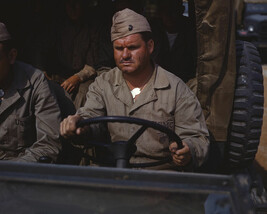 US Marine driving a truck at Marine Corps Air Station New River 1942 Photo Print - £6.92 GBP+