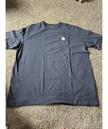 Carhartt Orginal Fit Gray Crew Short Sleeve Big &amp; Tall Size 3XL Pocket C... - $16.60 CAD