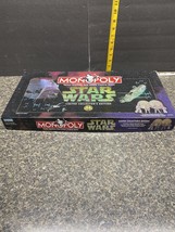 Star Wars MONOPOLY Limited Collectors Edition Pewter Original Box Comple... - $25.00