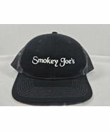 Smokey Joe&#39;s Mesh Back Black Trucker Hat Cap Port Authority Snapback - $146.35 MXN