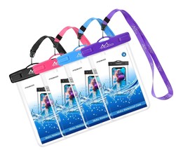 Waterproof Phone Pouch 4Pack, Underwater Phone Case Dry - £51.99 GBP