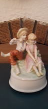 Summit Collection Exclusive Boy Flutist With Girl Music Box - £9.45 GBP