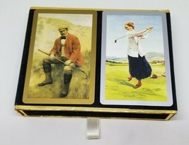 Vintage Congress Golfing Playing Card Deck Two Decks Set Complete Retro - £7.24 GBP