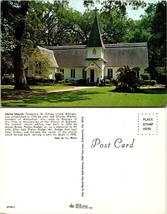 Georgia St. Simons Island Frederica Christ Church Methodism Vintage Postcard - £7.49 GBP
