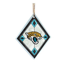 Jacksonville Jaguars NFL Football Team Stained Art Glass Christmas Ornament - $23.02 CAD