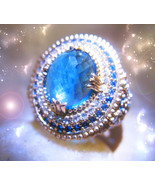 HAUNTED RING SOLOMON DJINN CIRCLE OF LIGHT WHITE LIGHT BLESSINGS VESSEL ... - $5,847.49 MXN