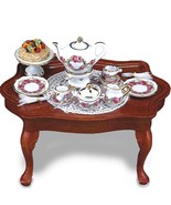 Coffee Table w Tea Setting 1.785/1 Reutter Roseband Dollhouse Miniature - £53.90 GBP